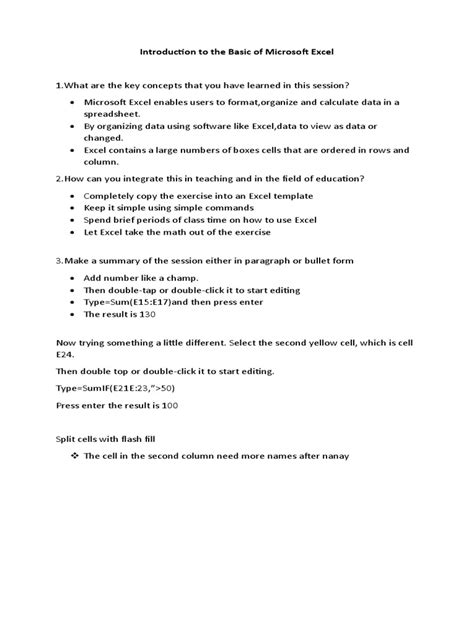 Excel Basic Introduction 的图像结果