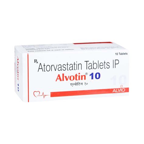 Alvotin 10 MG Tablet (10): Uses, Side Effects, Price & Dosage | PharmEasy