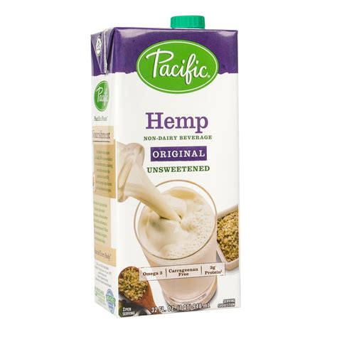 Pacific Foods - Hemp Milk, Unsweetened, Original, All Natural - Azure ...