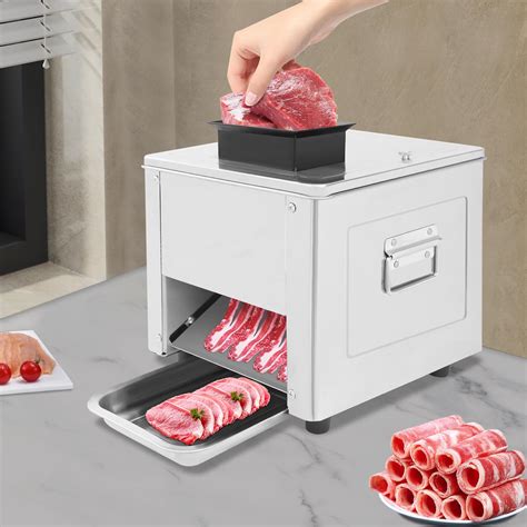 Meat Cutter Machine YOtat Commercial Meat Cutter 1500W Electric Slicer ...