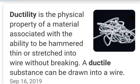 what is ductility ? answer in short . - Brainly.in