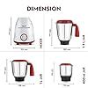 Buy Borosil Best Mixer Grinder, For Wet/Dry Mixing & Grinding, 500 ...