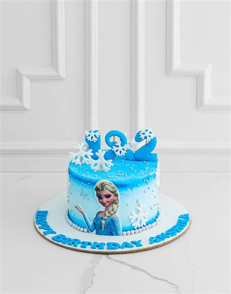 Frozen Theme Cakes | Kids Cake Designs Noida & Gurgaon - Creme Castle