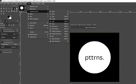 Image result for GIMP Scale Pattern