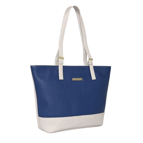 Buy Caprese Brickly Medium Tote Bag Navy Online