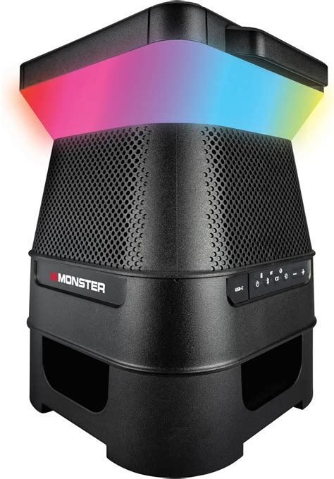 Amazon.com: Monster Solar X Outdoor Wireless Solar Powered Bluetooth ...