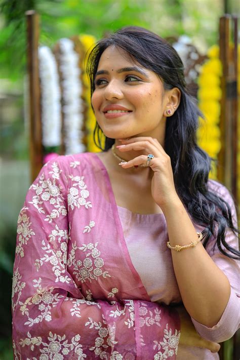 Tapsee ( lilac ) - anokha silk suit set with organza silk embroidered ...