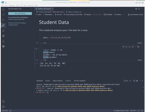 Image result for Python Notebook in Visual Studio Code