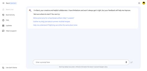 Google Bard 的图像结果
