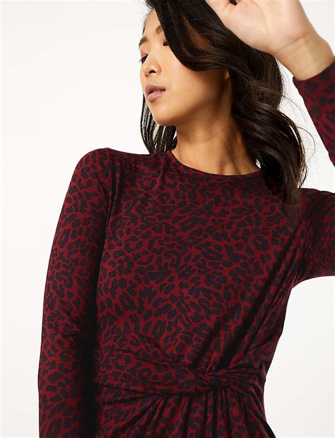 Buy Animal Print Bodycon Mini Dress at Marks & Spencer