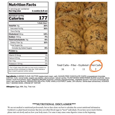 Panera Chocolate Chip Cookie Nutrition Information at Laura Chick blog