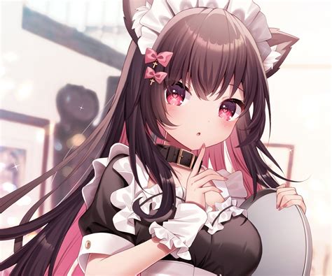 Download Maid Anime Girl Anime Girl HD Wallpaper | 2718x2265 ...
