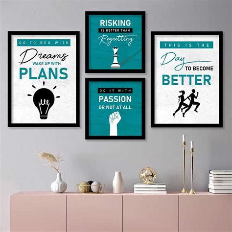 kotart Wood - Motivational Quotes Posters With Frame For Home And ...