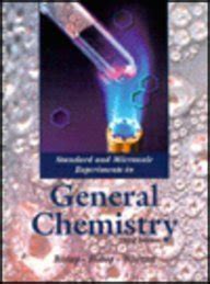 Buy Standard and Microscale Experiments in General Chemistry Book ...