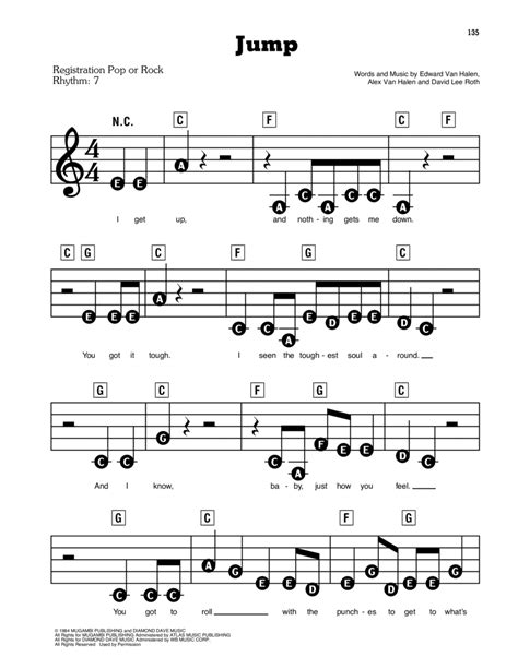 Image result for Jump Van Halen Keyboard Lesson