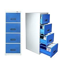 Laxmi KAPAT 2 Drawer Metal File Storage Cabinet with Central Locking ...