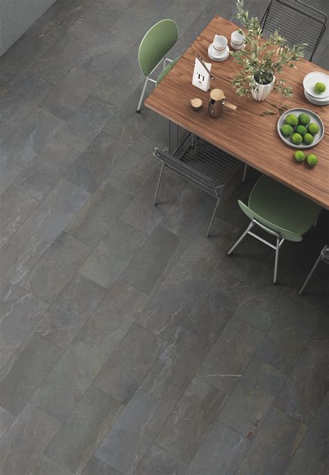 Slate Look Porcelain Tile - 12x24 Iroc Multicolor - Quality Tile