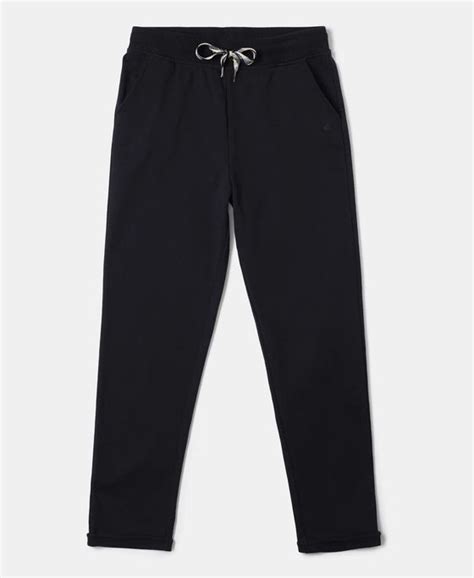 Buy Girl's Super Combed Cotton Straight Fit Trackpants with Contrast ...