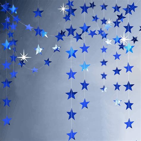Decor365 Reflective Blue Star Garlands - Party & India | Ubuy