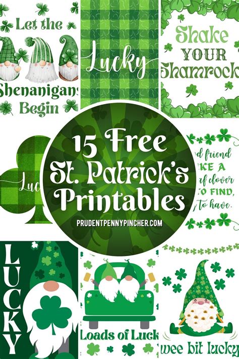 Free Saint Patrick S Day Printables
