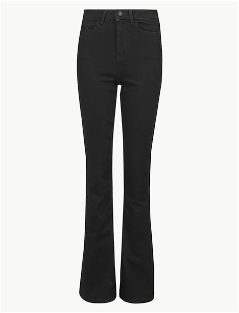 Buy High Waist Skinny Flare Jeans at Marks & Spencer