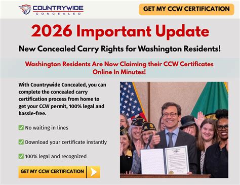 WASHINGTON CONCEALED CARRY - Get The Permit Online