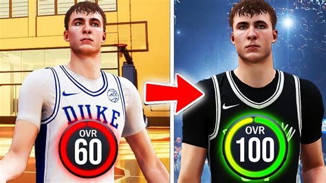 COOPER FLAGG 60 OVR to 100 OVR in 1 VIDEO (NBA 2K25 ) - YouTube