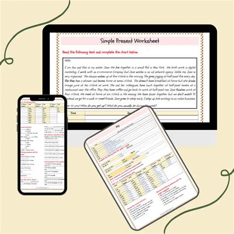 Image result for Present Simple Worksheet PDF