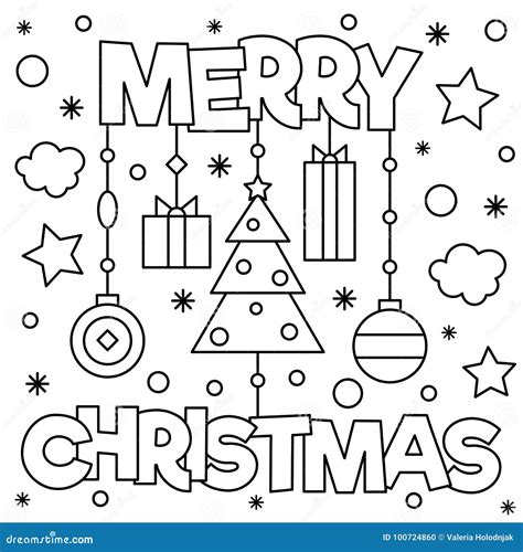 Merry Christmas Coloring Stock Illustrations – 10,074 Merry Christmas ...
