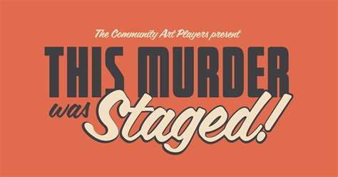 This Murder Was Staged, Balcony Ballroom, Salisbury, 3 November 2024 ...