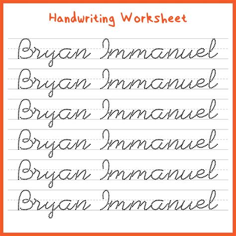 Free Cursive Writing Worksheet Generator | Practice Now! - Printable ...