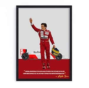 QUOTE - UNQUOTE ART F1 Poster, Ayrton Senna, F1 Merchandise, F1 Frames ...