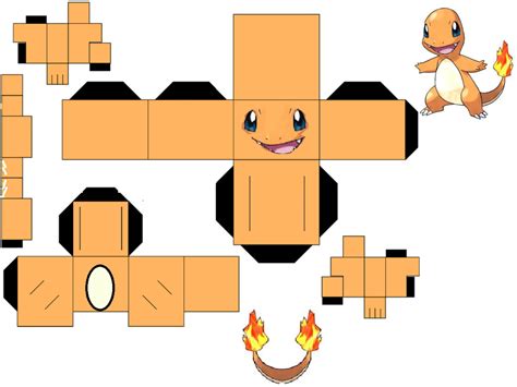 Charmander - CASA DO PAPERCRAFT