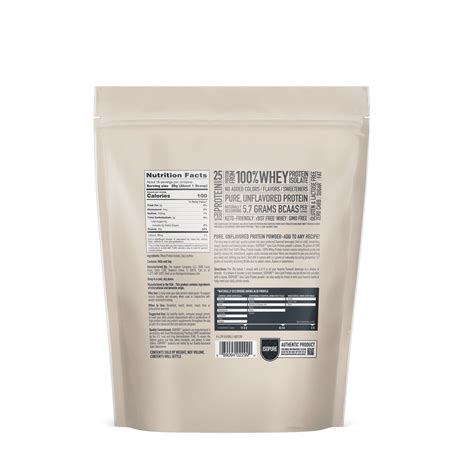 Buy Isopure, Zero Carb 100% Whey Protein Isolate, 25g Protein Powder ...
