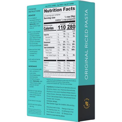 Fiber Gourmet Elbow Pasta - Low Carb Canada