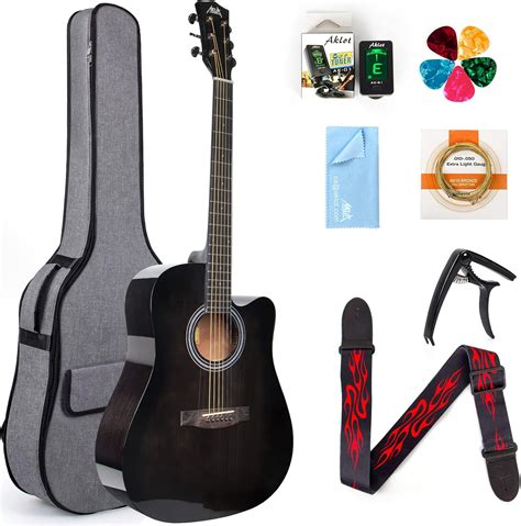 AKLOT Acoustic Guitar for Beginners Full Size 44 India | Ubuy