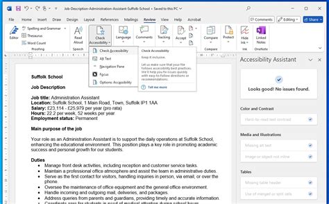 Accessible Job Descriptions