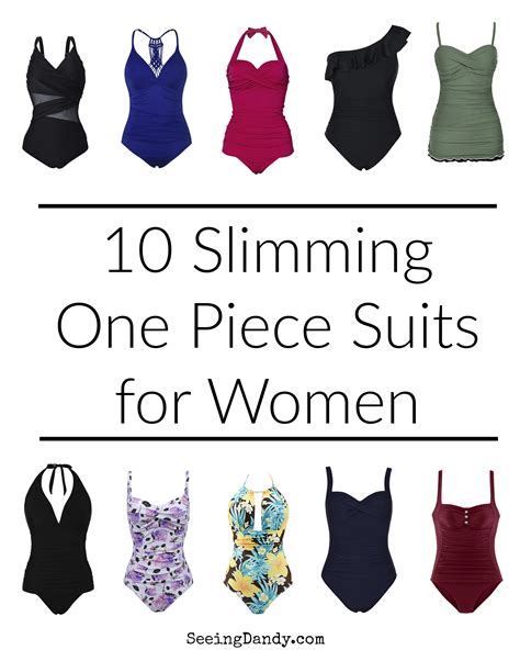 10 Slimming One Piece Suits For Women - Seeing Dandy Blog