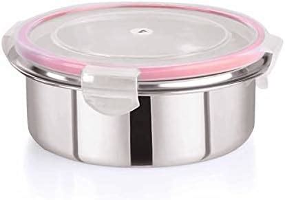 Buy Entisia Stainless Steel Click & Seal Container - 1 Pcs Multipurpose ...