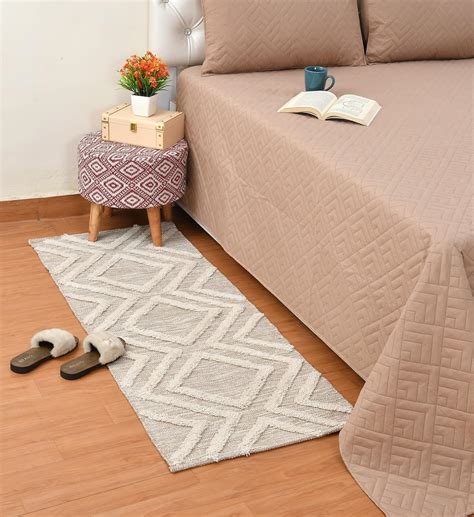 Slazie Cotton Soft Multi-Purpose Floor Rug for Bedroom Living Room ...