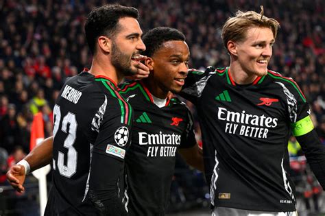 Young Gunners fire rampant Arsenal into Champions League box seat ...