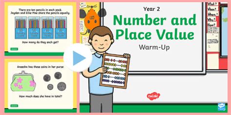 Year 2 Number and Place Value Warm-Up PowerPoint