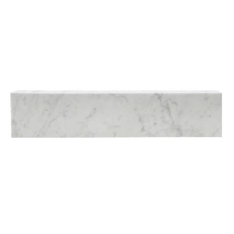 TILE & TOP Carrara White Marble Vanity Sidesplash - 21 in. India | Ubuy