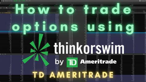 Thinkorswim Options Tutorial 的图像结果