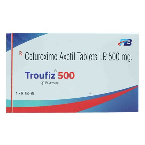 Troufiz 500 mg Tablet 6's Price, Uses, Side Effects, Composition ...