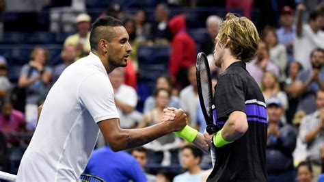 US Open: Nick Kyrgios sent packing as Andrey Rublev reaches last 16 ...