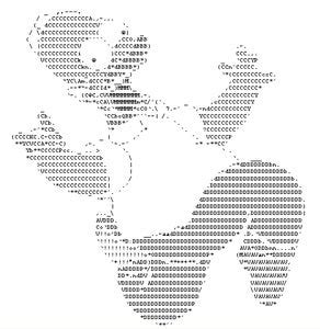 Image result for ASCII-art Code