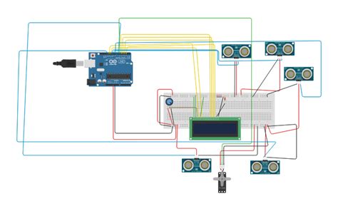 Image result for Smart Parking System Using Tinkercad