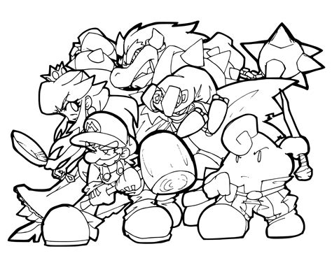 Bowser Coloring Pages - Best Coloring Pages For Kids