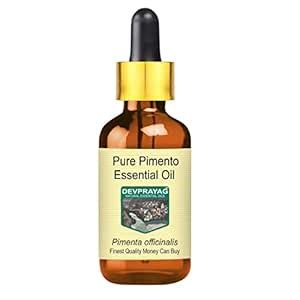 Devprayag Pure Pimento Essential Oil (Pimenta officinalis) with Glass ...
